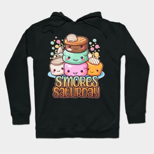 S'mores Saturday Foodie Design Hoodie